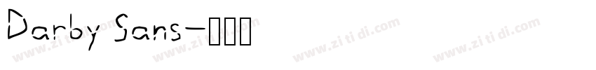 Darby Sans字体转换